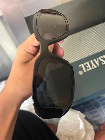 Black oversized square sunglasses - gently used