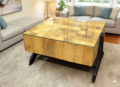 Coffee table stunning Butchers Block