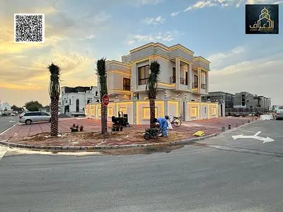 Own a classic villa in Ajman/Al Helio - 6 master bedrooms with roof and swimming pool - on an area of ​​4500 square feet - including fees.