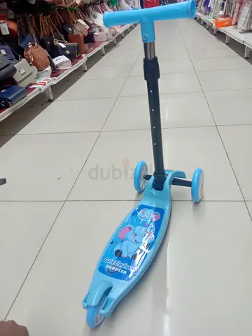 Blue 3-Wheel Kids Scooter - Adjustable Handle, Good Condition