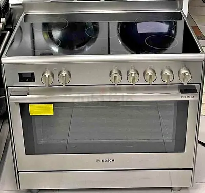 Bosch latest model series 8 electric ceramic 5 hobs stove oven dual fan cooking range 90x60 touch ti