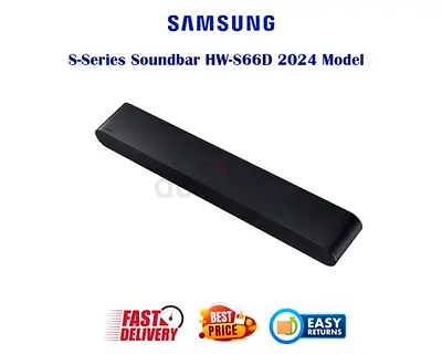 Samsung S-Series Soundbar - HW-S66D 2024 Model - FREE DELIVERY