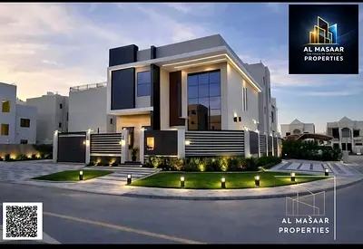 For Sale in Al Helio 2 – Azha Roundabout | Modern Corner Villa Near Azha Community & Sheikh Mohammed Bin Zayed Road Exit Villa Details: 4 Master Bedro