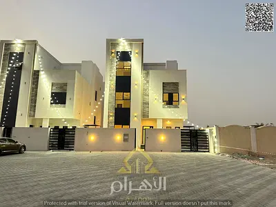 With electricity, water, and air conditioning | Own a luxury villa in Al Helio 2, Ajman | 6 master bedrooms, 4200 sq ft | A great deal at a competitiv