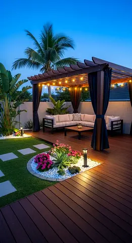 Modern Wooden Pergola and Outdoor Gazebo Structure 900 per sq m