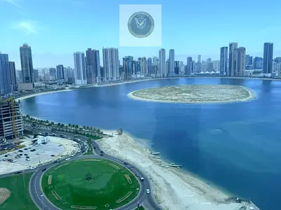 افخم غرفتين وصالة باطلالة بحرية بانورامية للايجار السنوي في الخان بمساحة واسعة واسعة وتشطيب مميز