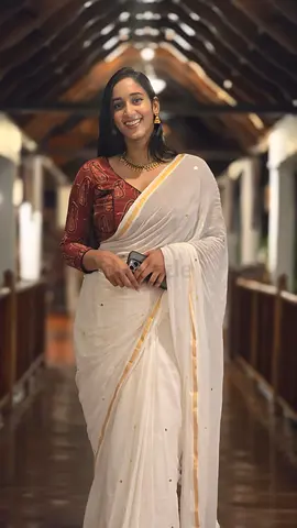Saree with blouse