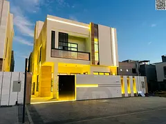 For sale: Modern corner villa with 6 bedrooms and a roof terrace, including registration fees, in Al