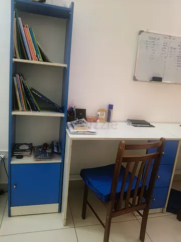 Study table with shelves