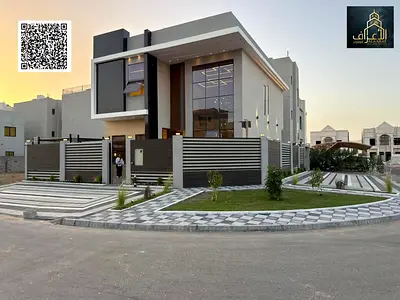 Own a villa in Ajman/Al Helio - Corner of two streets - Includes registration and ownership fees.