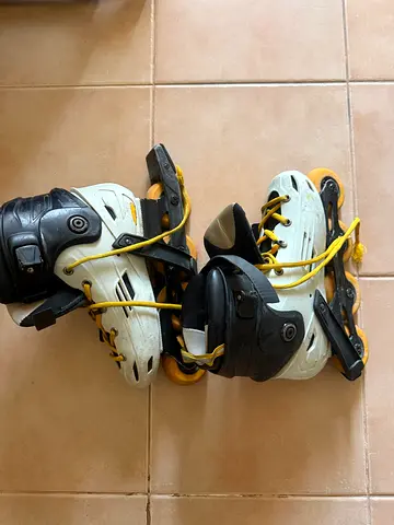 Used Inline Roller Skates - Size Adjustable, Good Condition