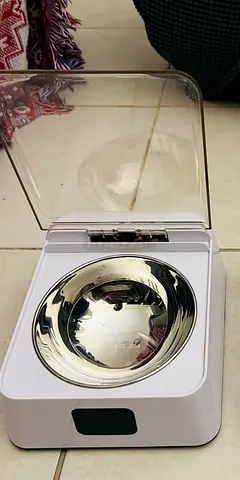 Automatic Pet Feeder with Stainless Steel Bowl