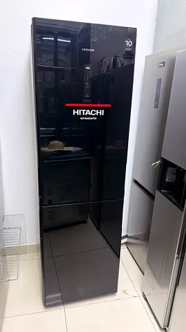 Hitachi Latest Model Fridge Bottom Freezer black colour excellent condition like new