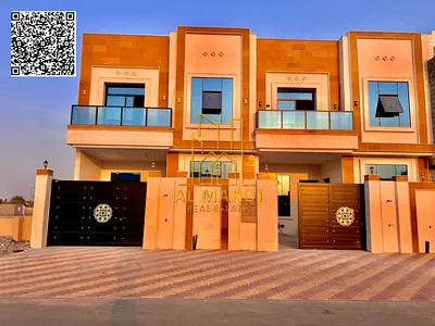 Luxury Townhouse for Sale in Al Yasmeen Ajman | Two Floors with Rooftop | Facing Park & Close to Services