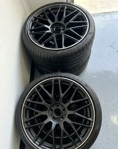 21 inch forged AMG s class with pirelli tires 👌