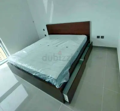 Ikea Double bed with mattress available in perfect condition no any demagh are broken Size is 140/20