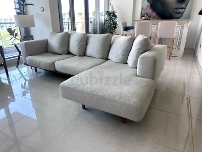 Like A New Condition High West elm Newport feather 🪶 filled L Shape Sofa