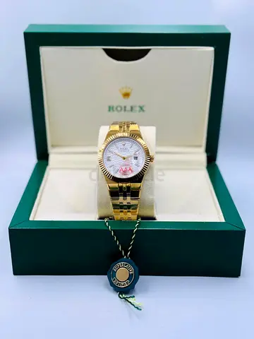 Rolex gold-tone ladies watch with original box