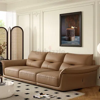 Leather 3 seater sofa customising in colours sizes design available