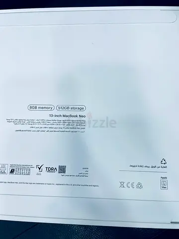 (Urgent sale )Apple 13-inch MacBook Neo - 8GB RAM, 512GB SSD (Sealed Box)