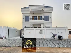Luxury villa in a classic style for sale in Al Helio 2 – Ajman | Stone facade | High-end finishing