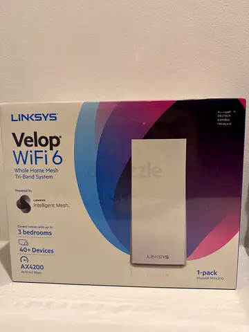 Linksys Velop AX4200 WiFi 6 Mesh Node (White) - Single Pack