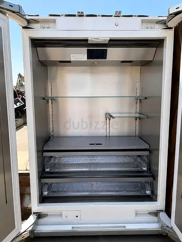 Gaggenau latest model french doors fridge with bottom freezer