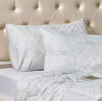 White Cotton Bed Sheet / Duvet Cover - 100% Cotton, New