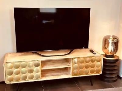 FULL WOODEN TV TABLE