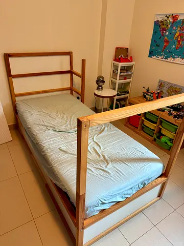 IKEA KURA Reversible Kids Bed and matress – Excellent Condition