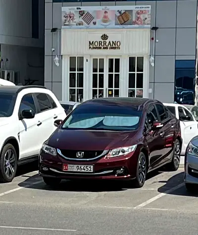 Sunroof+Cruise Control, 86,000 Miles, Honda Civic 2014, First Owner, Full Option, Wathba-Abu Dhabi.