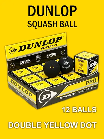 Dunlop two dot Squash ball