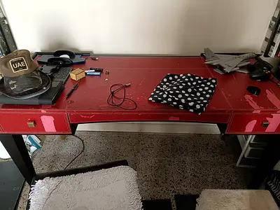 Wooden desk