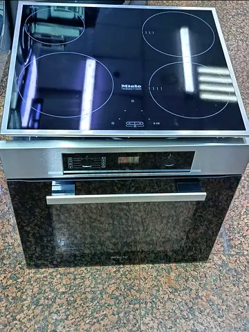 Miele H2265-1B Built-in oven  and induction cooktop set 60cm integrated