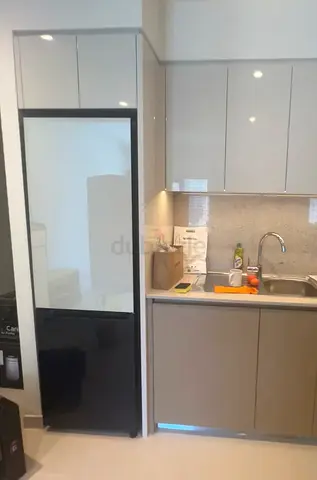 Samsung Bespoke Refrigerator with Freezer (Navy Panel) - Good Condition