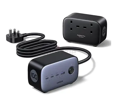 UGREEN 100W Power Strip USB C Charger, 6-in-1 DigiNest Pro Charging Station Multiport Extension Cord