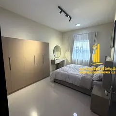 Furnished one-bedroom apartment for rent in Ajman, Al Jurf 3, with clean and tidy furnishings. Inclu
