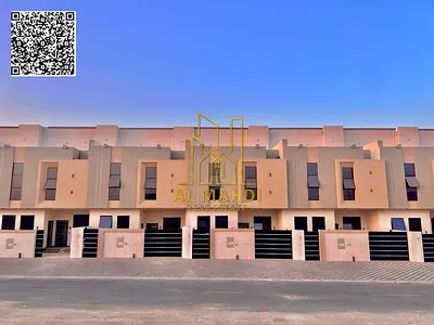 تاون هاوس فاخر للبيع في الزاهيه1 عجمان | طابقين وروف بتصميم عصري شامل رسوم التسجيل