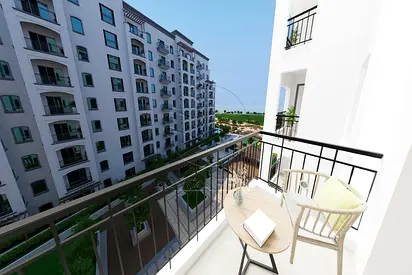 Furnished | Partial Golf View | 2 Balconies