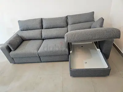 Ikea eskilstuna L shape sofa bed with storage