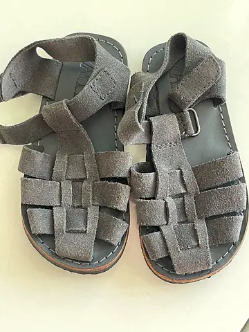 Zara kids leather sandals boy