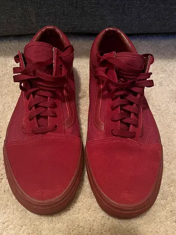 Shoes Vans, men, bordo, size US 12/location Sharjah