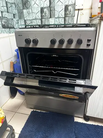 Used AKAI Freestanding Gas Cooker with Oven - Good Working Condition