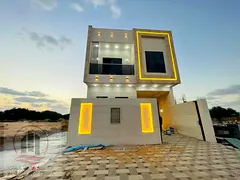 For sale, a villa in Ajman Al Helio , 4 master rooms, a Majles room, a hall, maid room, freehold for