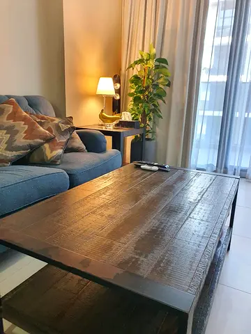 Coffee Table + 2 Side Tables Set – Solid Wood Look