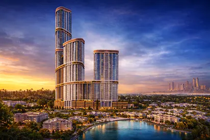 Skyscape Aura | 2 Bedroom + Study | Full Lagoon View