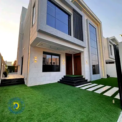 Prime location in Al Zahia, luxury villa with 5 bedrooms, roof terrace, and swimming pool, registration fees included.