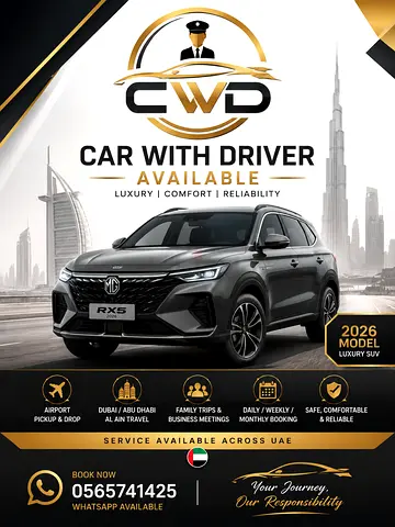 SUV new model MG -RX5- Luxury available for rent with driver