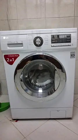 LG Front Load Washer Dryer 2-in-1, 6/3kg