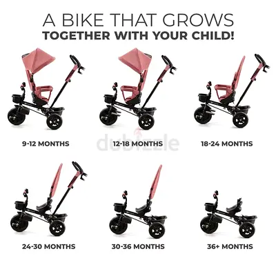 5 in 1 tricycle kid